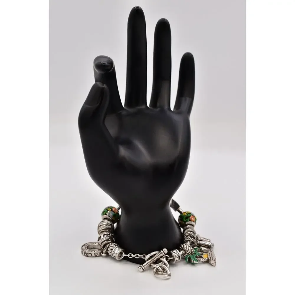 Brighton Short Hills Charm Watch Bracelet California Hawaii Travel Floral Bin2